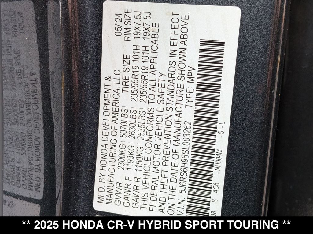 2025 Honda CR-V Hybrid Sport Touring