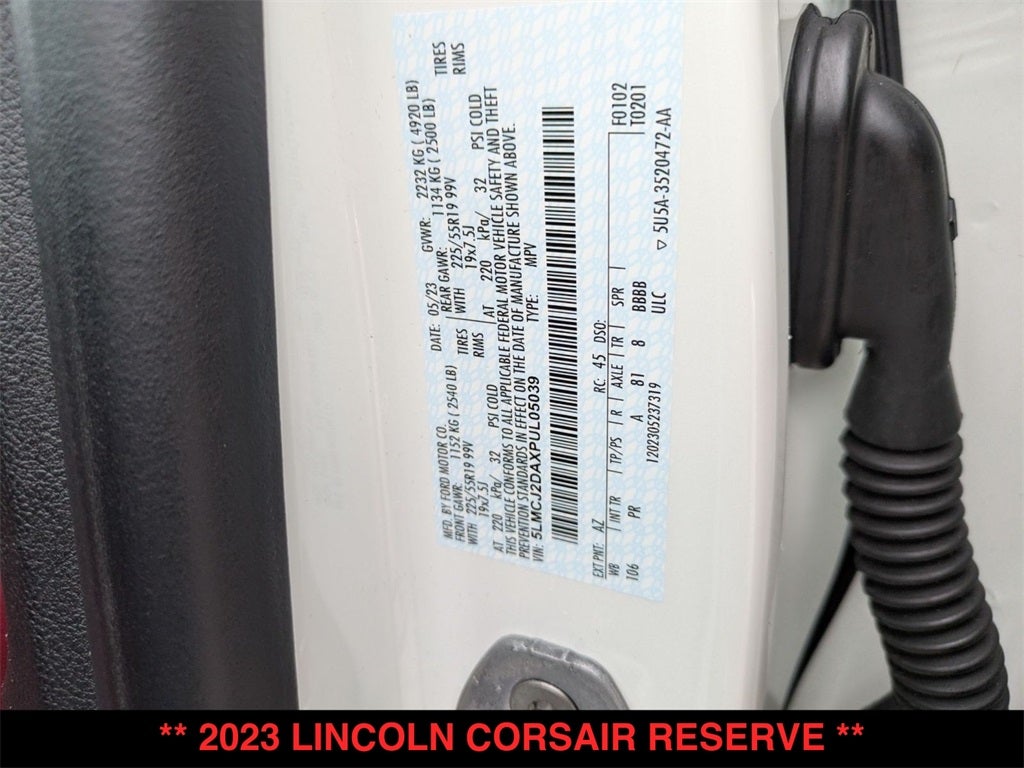 2023 Lincoln Corsair Reserve