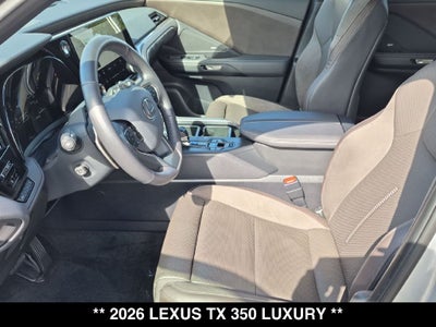 2026 Lexus TX 350 Luxury