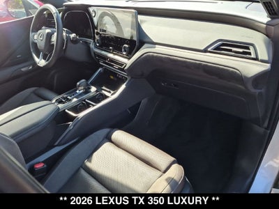 2026 Lexus TX 350 Luxury