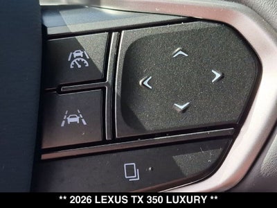 2026 Lexus TX 350 Luxury