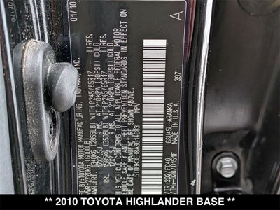 2010 Toyota Highlander Base