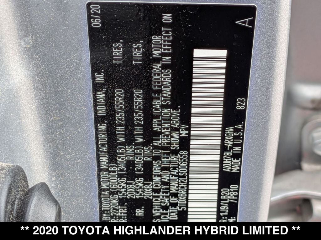 2020 Toyota Highlander Hybrid Limited