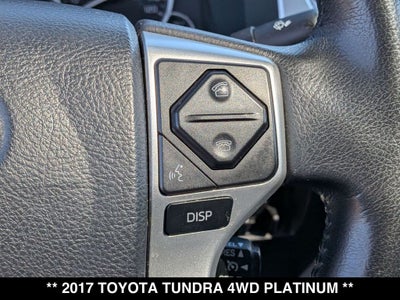 2017 Toyota Tundra Platinum 5.7L V8