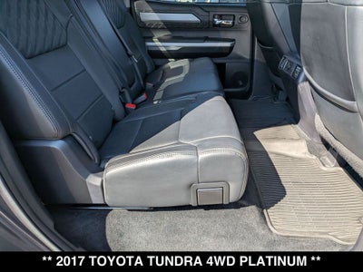 2017 Toyota Tundra Platinum 5.7L V8