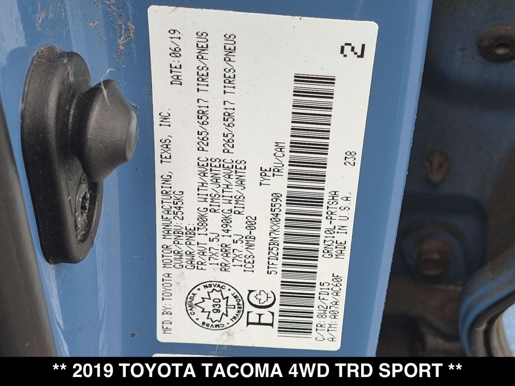 2019 Toyota Tacoma TRD Sport V6
