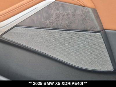 2025 BMW X5 xDrive40i