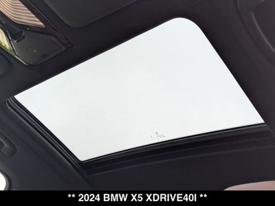 2024 BMW X5 xDrive40i