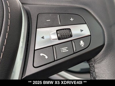 2025 BMW X5 xDrive40i