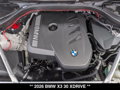 2026 BMW X3 30 xDrive
