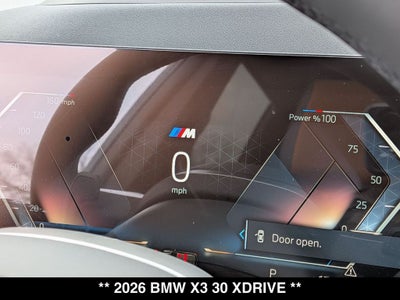 2026 BMW X3 30 xDrive