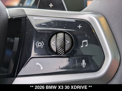2026 BMW X3 30 xDrive