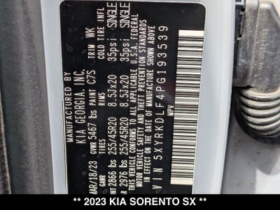 2023 Kia Sorento SX