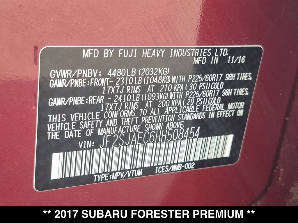 2017 Subaru Forester 2.5i Premium