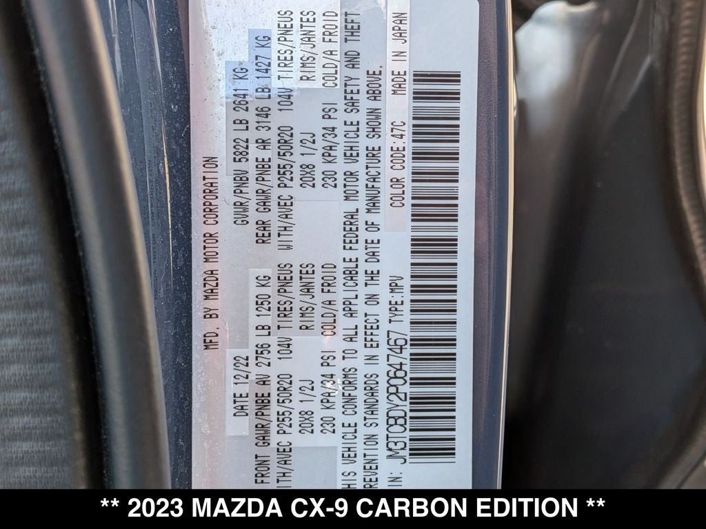 2023 Mazda Mazda CX-9 Carbon Edition