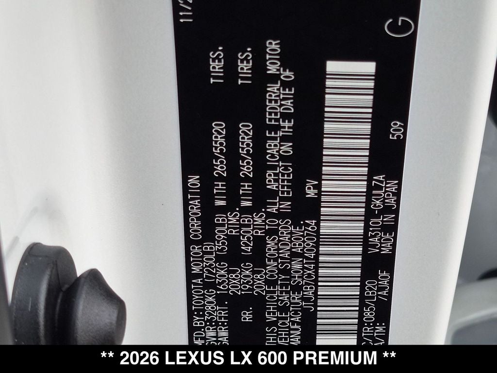 2026 Lexus LX PREMIUM