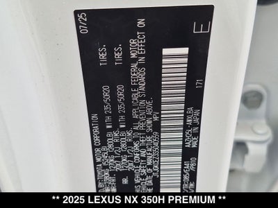2025 Lexus NX PREMIUM