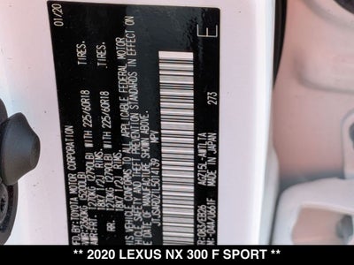 2020 Lexus NX 300 F Sport