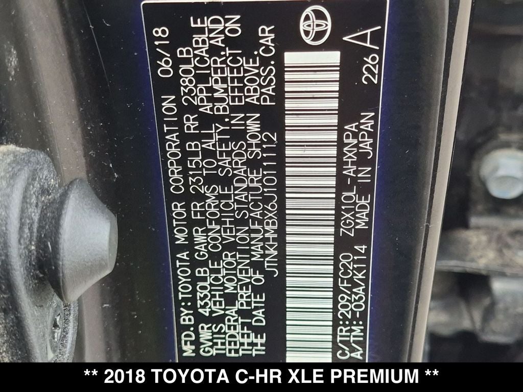 2018 Toyota C-HR XLE