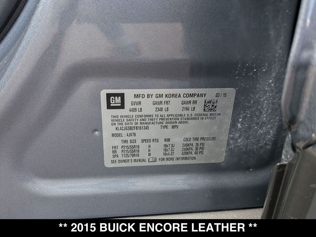 2015 Buick Encore Leather