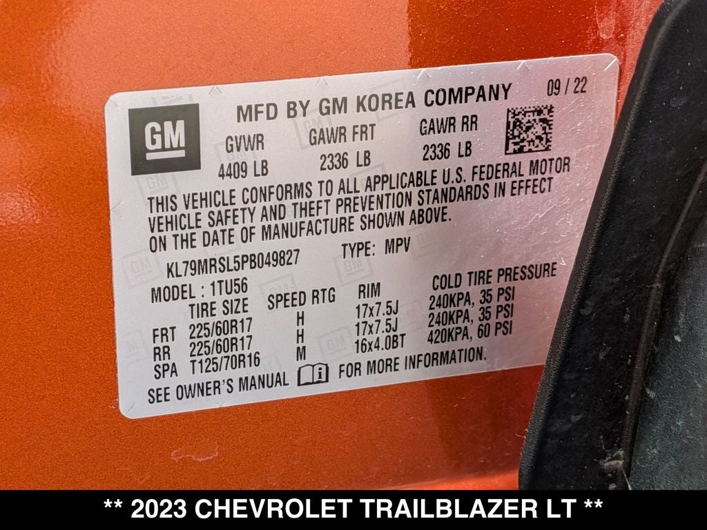 2023 Chevrolet TrailBlazer LT
