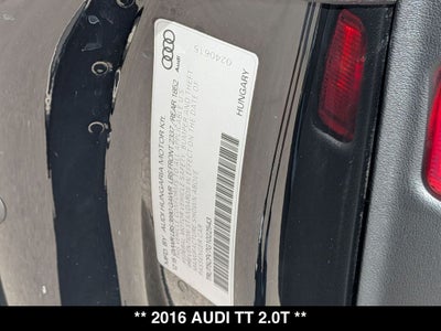 2016 Audi TT 2.0T Roadster quattro