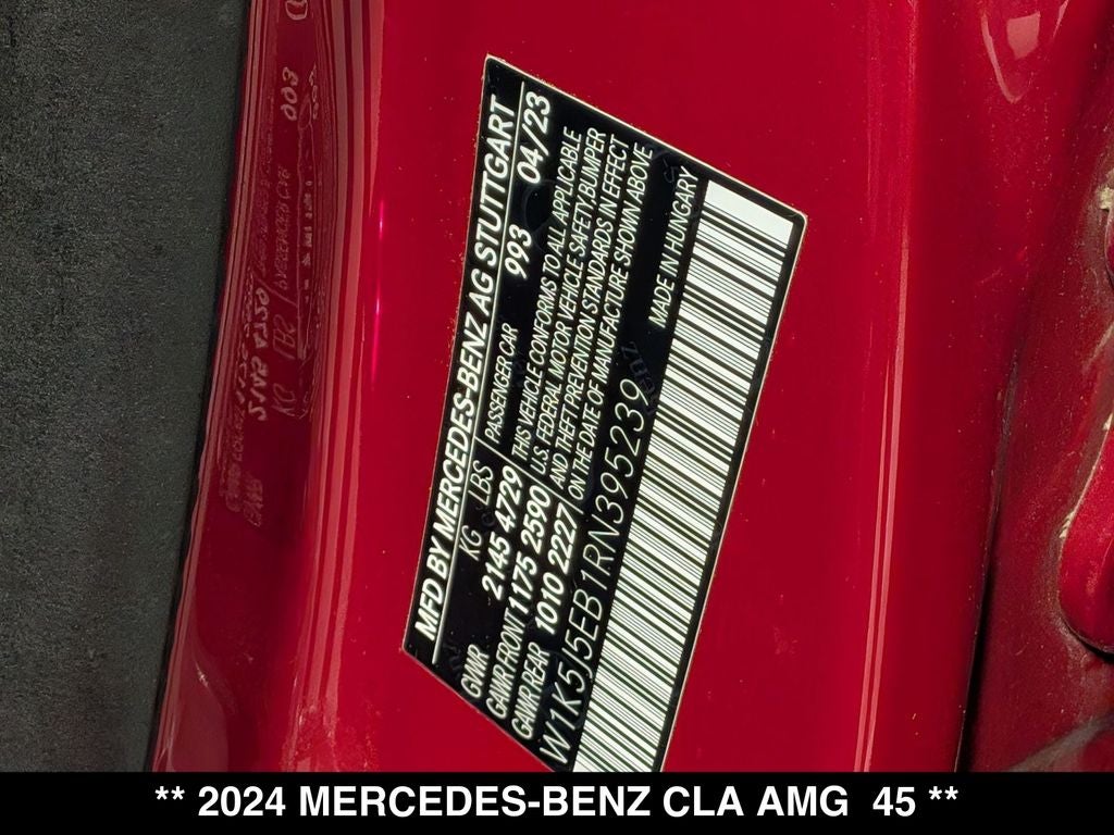 2024 Mercedes-Benz CLA CLA 45 AMG® 4MATIC®