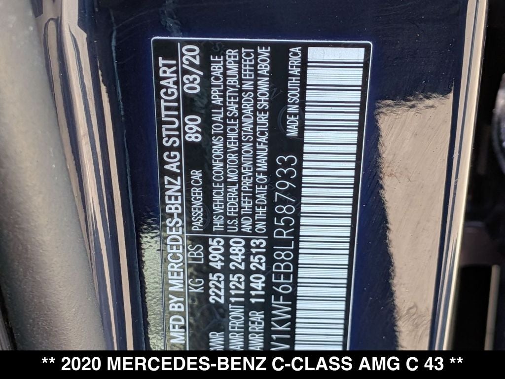 2020 Mercedes-Benz C-Class C 43 AMG® 4MATIC®