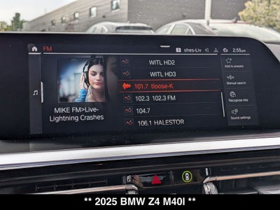 2025 BMW Z4 sDrive M40i