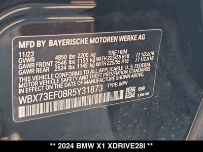 2024 BMW X1 xDrive28i