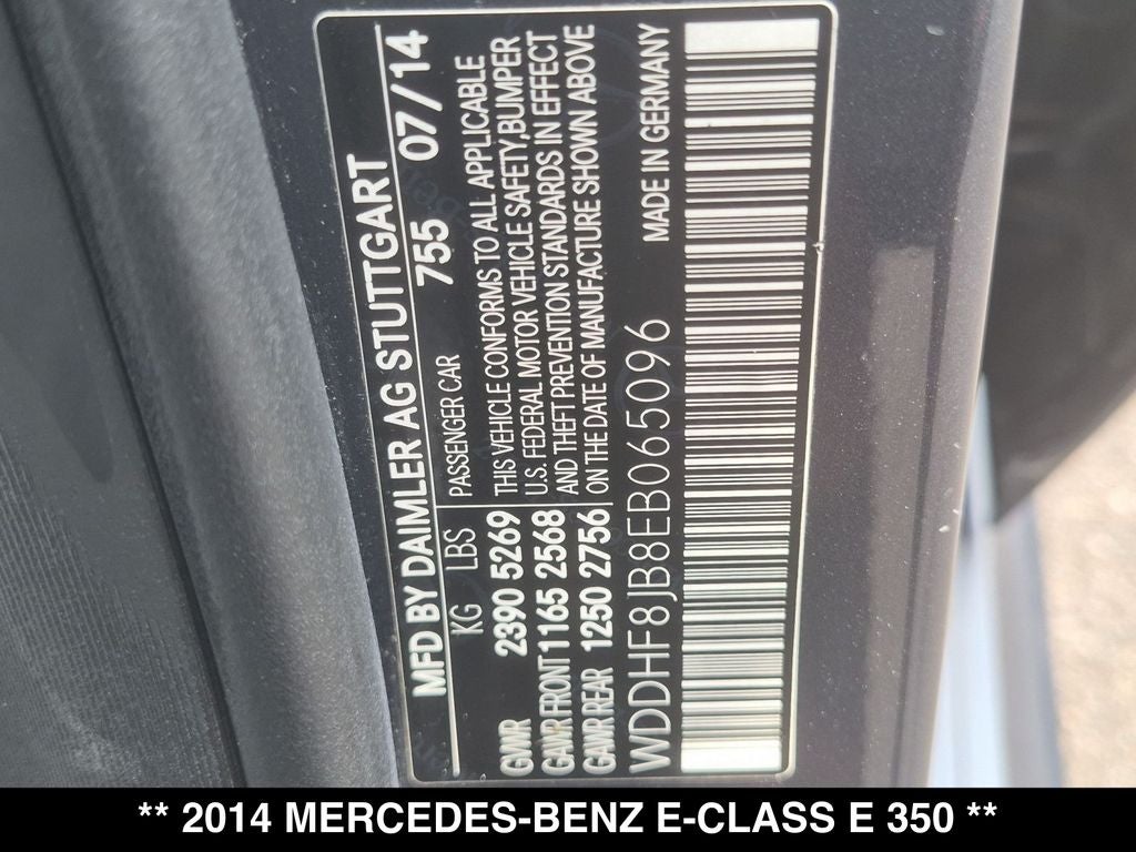 2014 Mercedes-Benz E-Class E 350 4MATIC®
