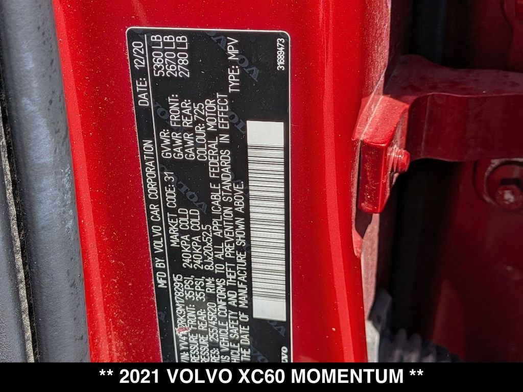 2021 Volvo XC60 T5 Momentum