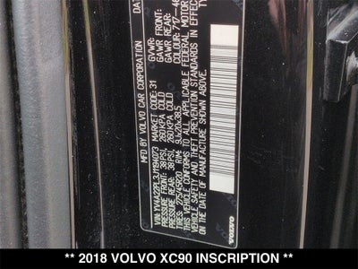 2018 Volvo XC90 T6 Inscription