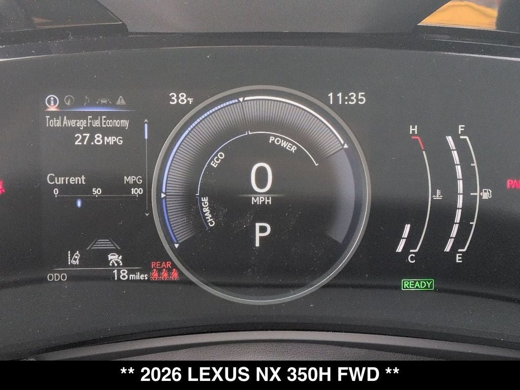 2026 Lexus NX HYBRID NX 350h FWD