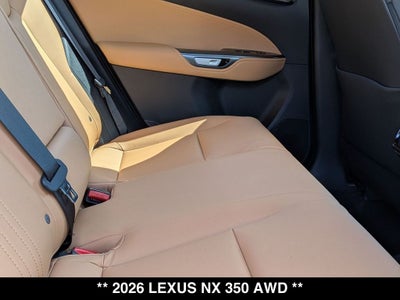 2026 Lexus NX 350 AWD