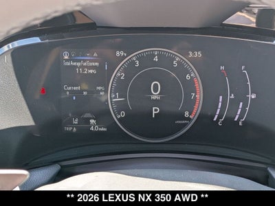 2026 Lexus NX 350 AWD