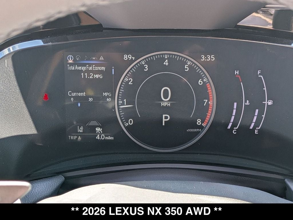 2026 Lexus NX 350 AWD