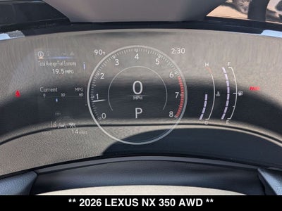 2026 Lexus NX 350 AWD