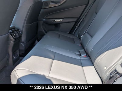 2026 Lexus NX 350 AWD