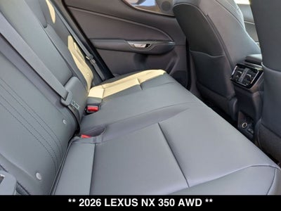 2026 Lexus NX 350 AWD