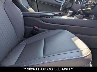 2026 Lexus NX 350 AWD