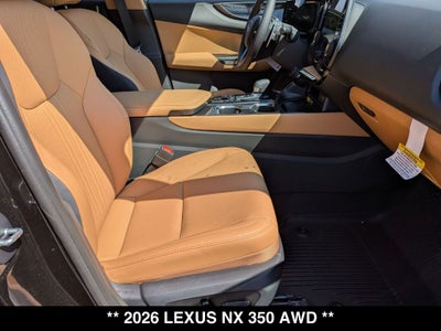 2026 Lexus NX 350 AWD