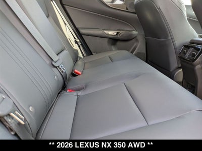2026 Lexus NX 350 AWD