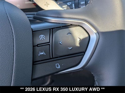 2026 Lexus RX 350 LUXURY AWD