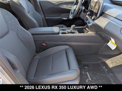 2026 Lexus RX 350 LUXURY AWD