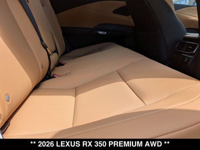 2026 Lexus RX 350 PREMIUM AWD