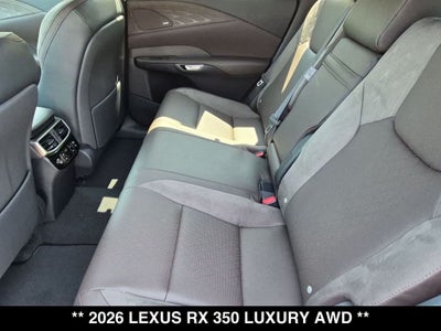 2026 Lexus RX 350 LUXURY AWD