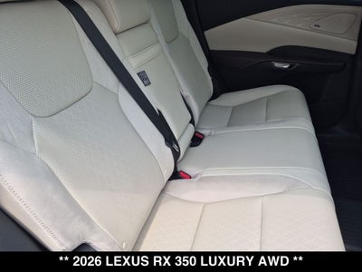 2026 Lexus RX 350 LUXURY AWD