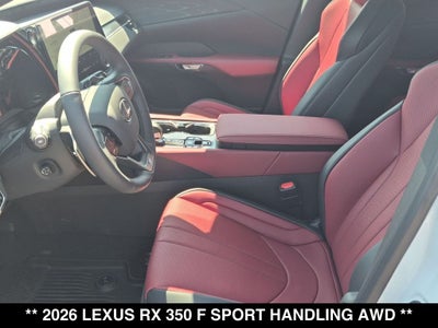 2026 Lexus RX 350 F SPORT HANDLING AWD