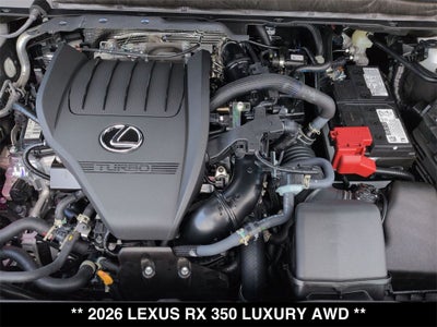 2026 Lexus RX 350 LUXURY AWD